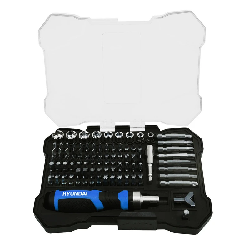 سر پیچگوشتی هیوندای مدل HC-105B مجموعه 105 عددی