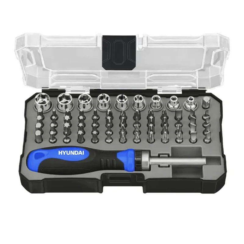 سر پیچگوشتی هیوندای مدل HC-63B مجموعه 63 عددی