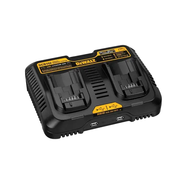شارژر dual port usb دیوالت DCB102 - تصویر ۱