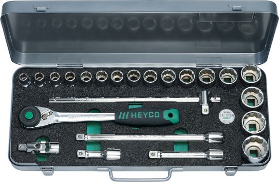 ست 23 عددی بکس 1/2 درایو آلمانی 00075331083 هیکو Heyco