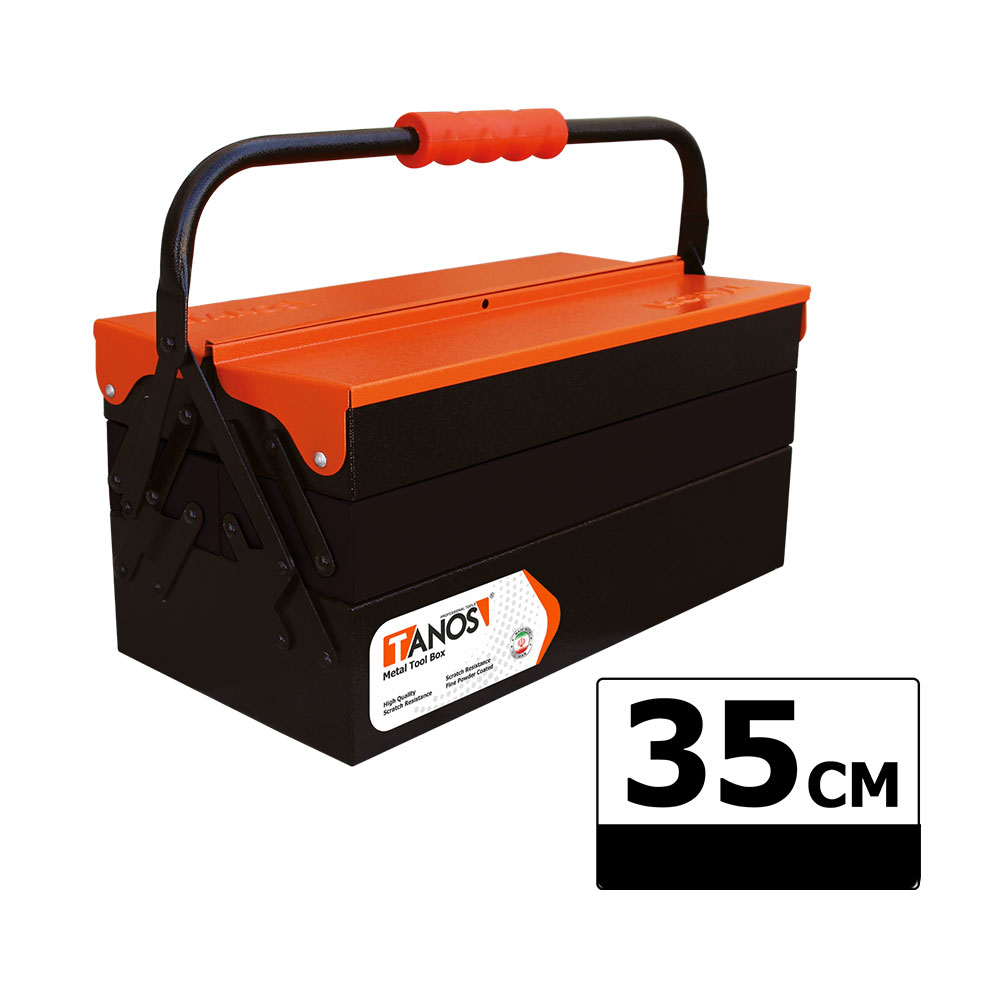 جعبه ابزار فلزی 35 سانت مکس سه طبقه TB-353-MAX تانوس - تصویر ۱