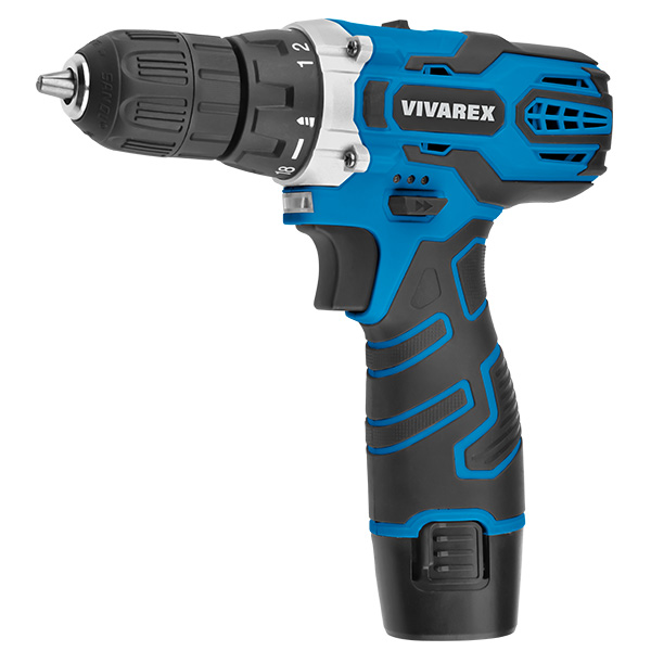 دریل پیچ گوشتی شارژی دو باتری ویوارکس مدل VR12V-2A با لوازم و گارانتی