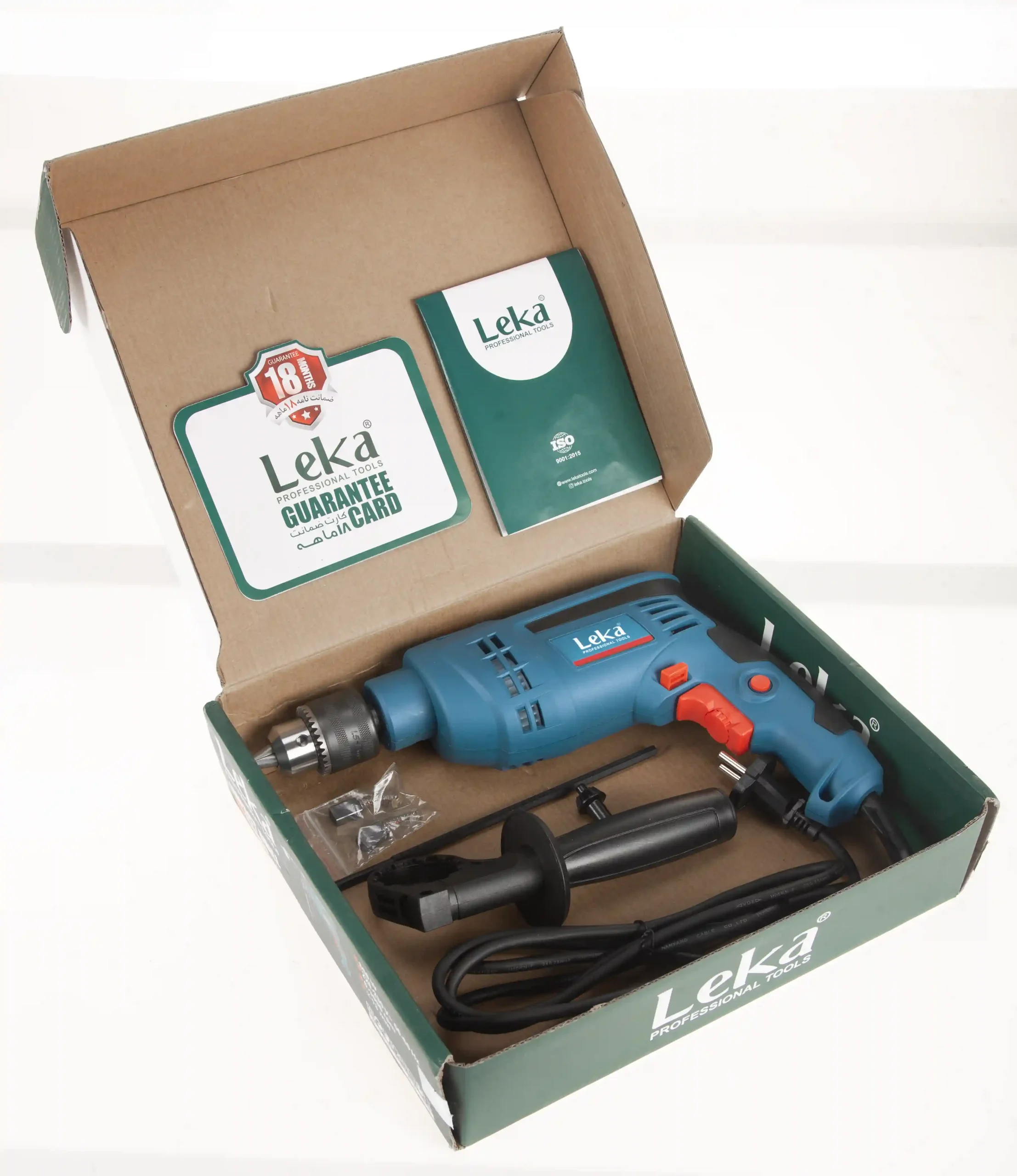 دریل ضربه ای 850 وات لکا مدل DR13-085 - تصویر ۲