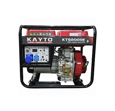 موتور برق 5/5 کیلووات کایتو دیزلی استارتی تکفاز KAYTO-6800CEW - تصویر ۲