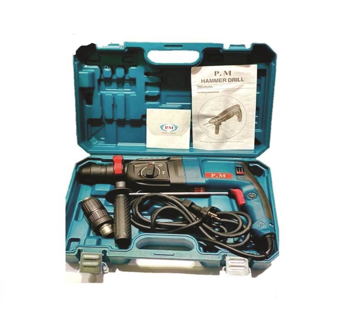 دریل بتن کن سه حالته 800 وات P.M 11254 - تصویر ۲