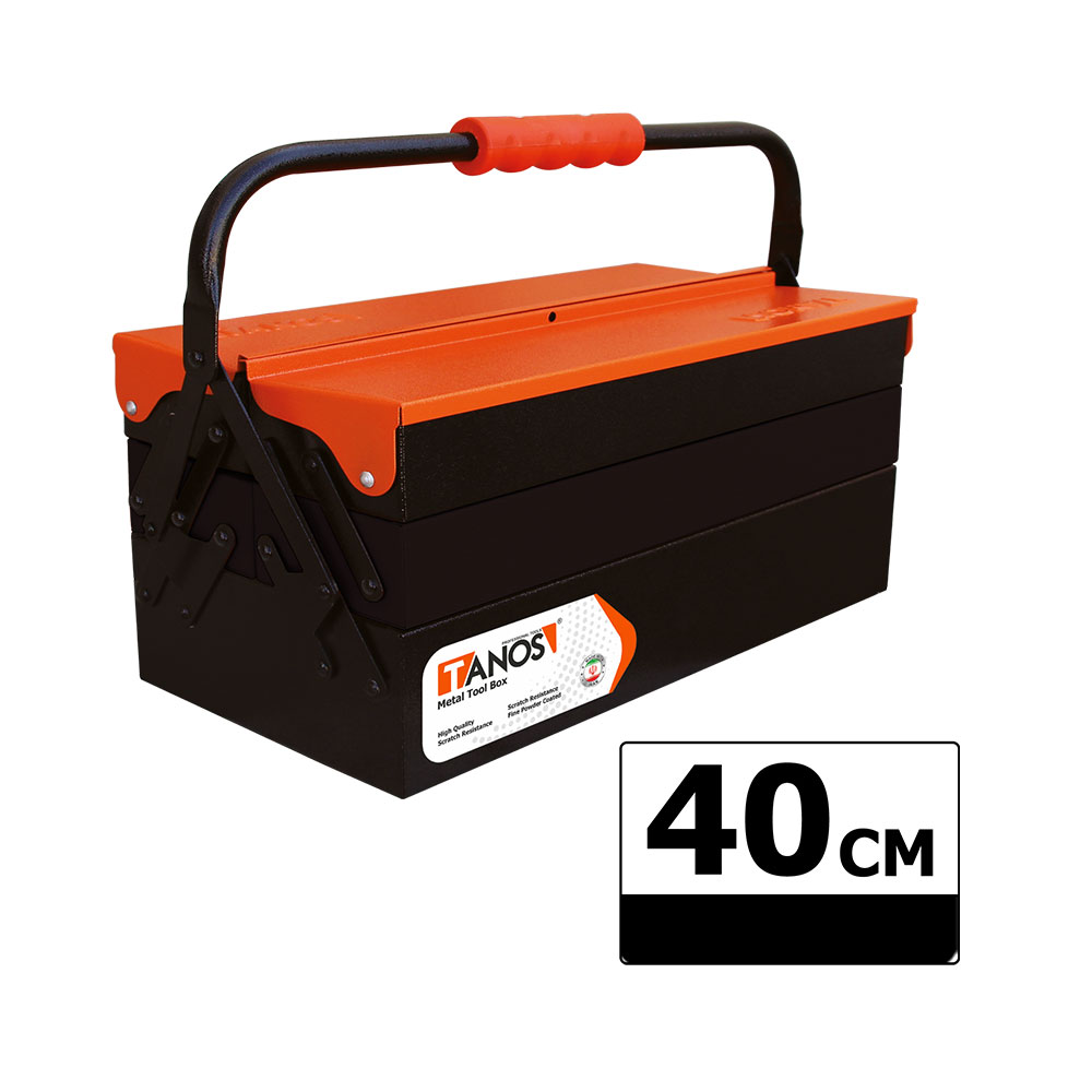 جعبه ابزار فلزی 40 سانت مکس سه طبقه TB-403-MAX تانوس - تصویر ۱