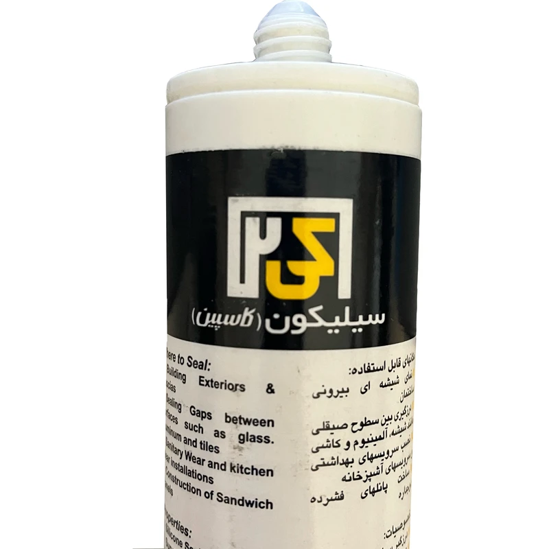 چسب سیلیکون کاسپین مدل K2 حجم 300 میلی لیتر - تصویر ۲