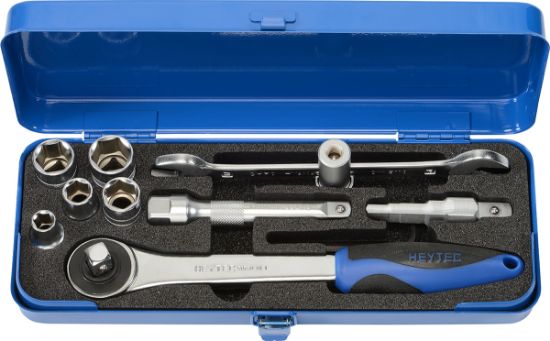 ست 11 عددی آچار و بکس 1/2 درایو آلمانی Heytec