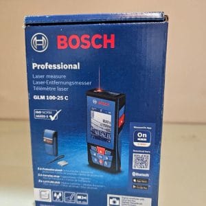 متر لیزری 100متری بوش (نورقرمز) GLM100-25C - تصویر ۴