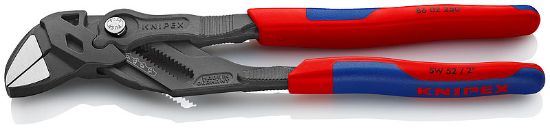 آچار همه کاره 10اینچ دسته دورنگ(خاکستری) آلمانی 8602250 کنیپکس KNIPEX