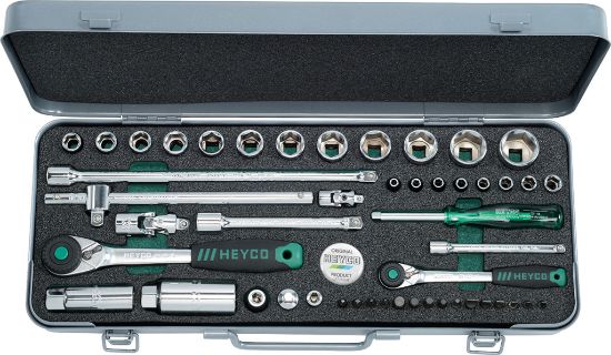 ست 49 عددی بکس و بیت 1/4 و 3/8 درایو آلمانی 00030301083 هیکو Heyco
