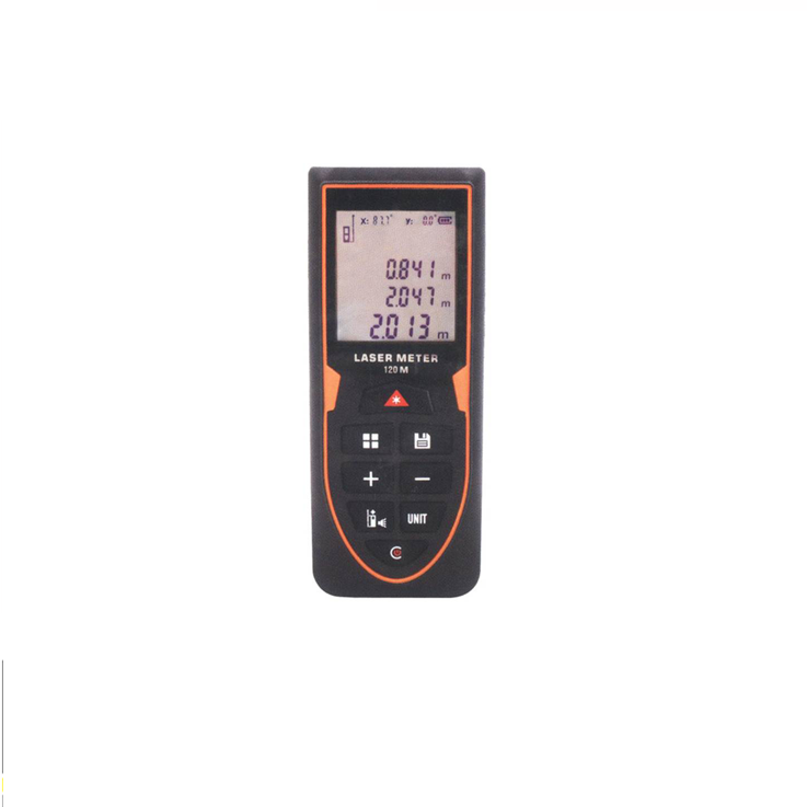 متر لیزری شارژی 120 متری با خطوط سبز P.M LMG120 - تصویر ۱