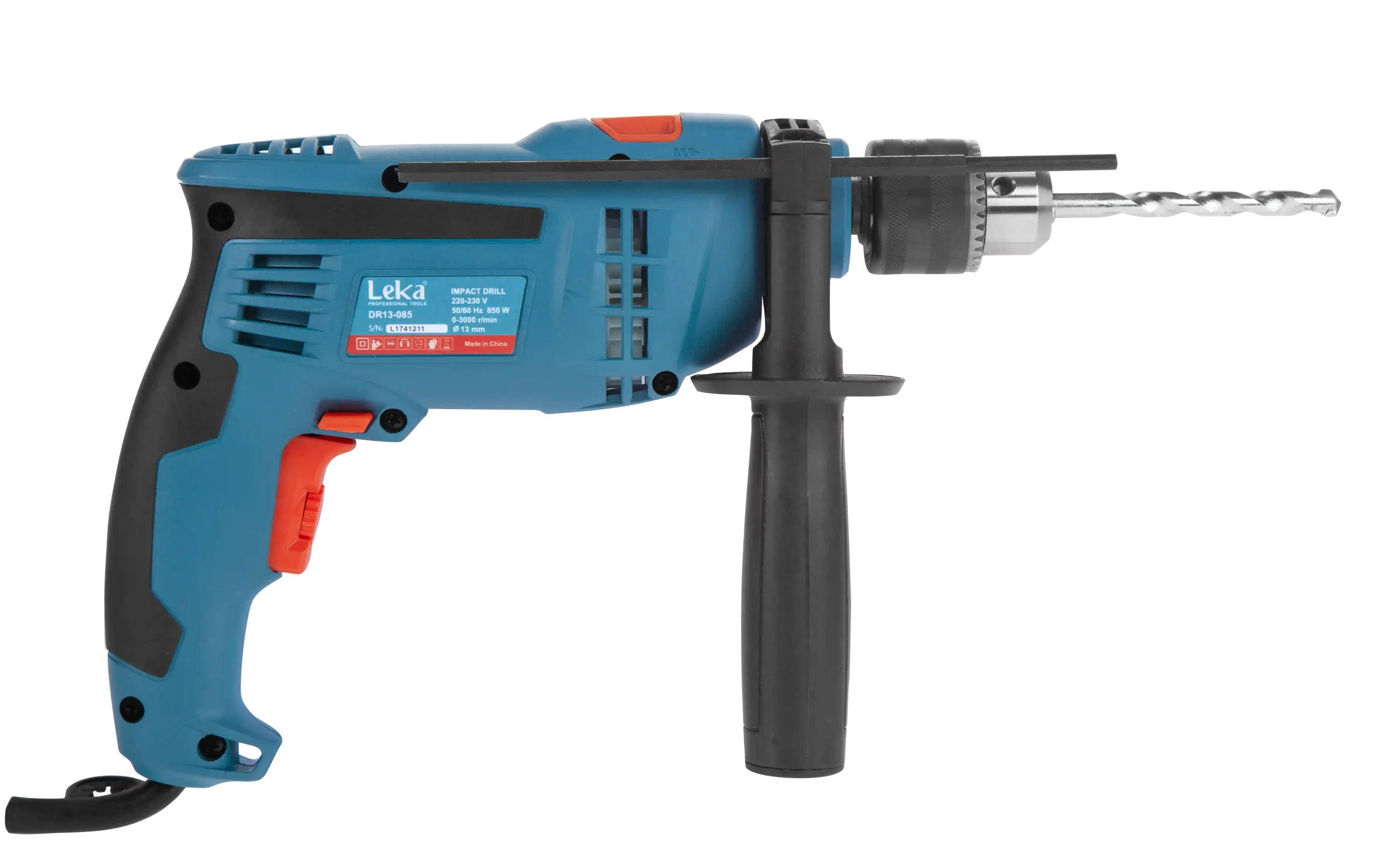 دریل ضربه ای 850 وات لکا مدل DR13-085 - تصویر ۳