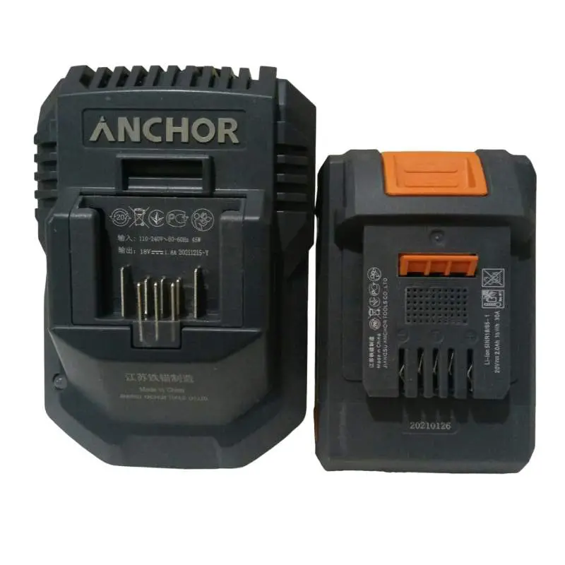 دریل دو سرعته چکشی براش لس (20ولت 4 امپر) ANCHOR DCE2 - تصویر ۳