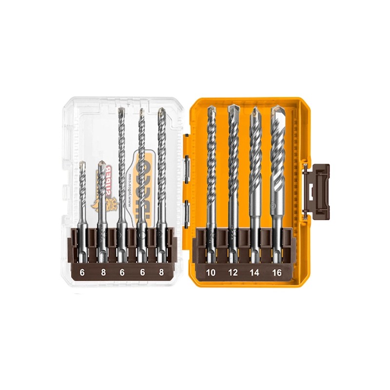 ست 9 عددی مته 4 شیار اینکو مدل AKDL30906