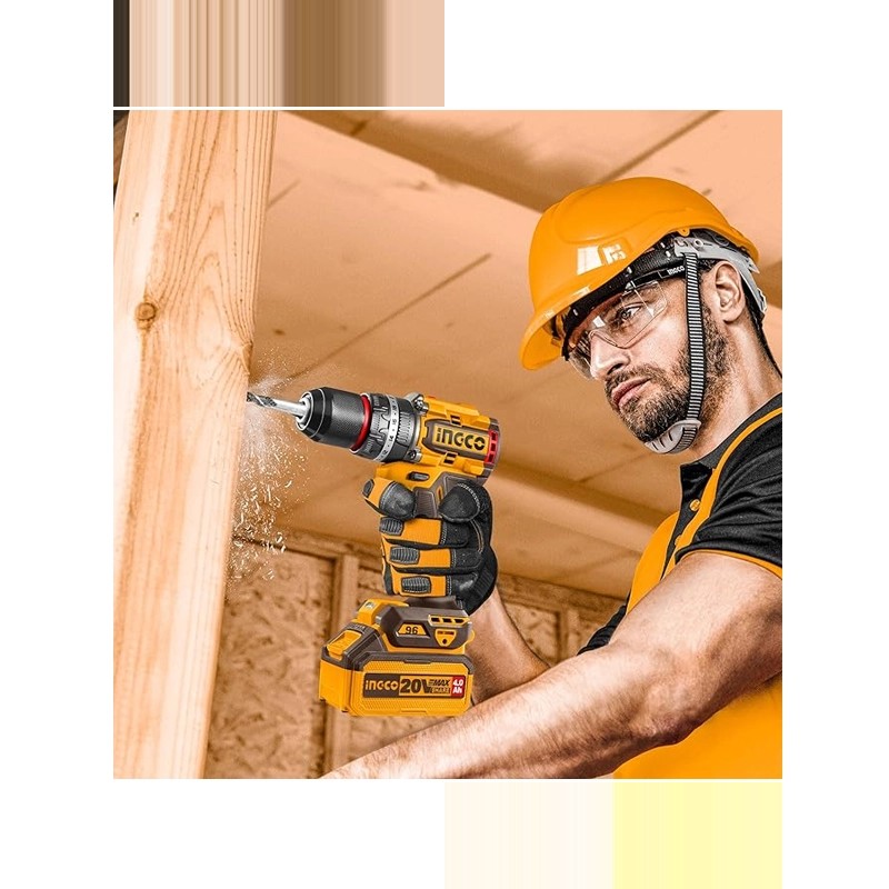 دریل شارژی 20 ولت براشلس اینکو مدل CIDLI209681 - تصویر ۳