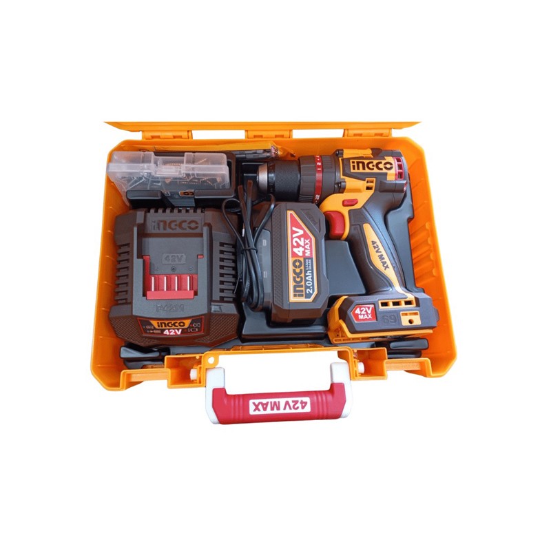 دریل چکشی شارژی 42 ولت  اینکو مدل CIDLI426981 - تصویر ۲