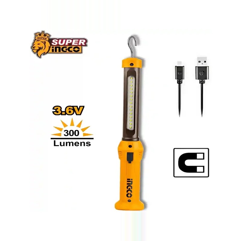 ست بکس شارژی براشلس و چراغ شارژی اینکو مدل COSLI23048 - تصویر ۳