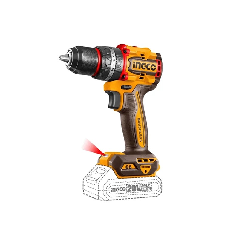 ست دریل، مینی فرز و بکس شارژی براشلس کمبو اینکو مدل COSLI241291 - تصویر ۴