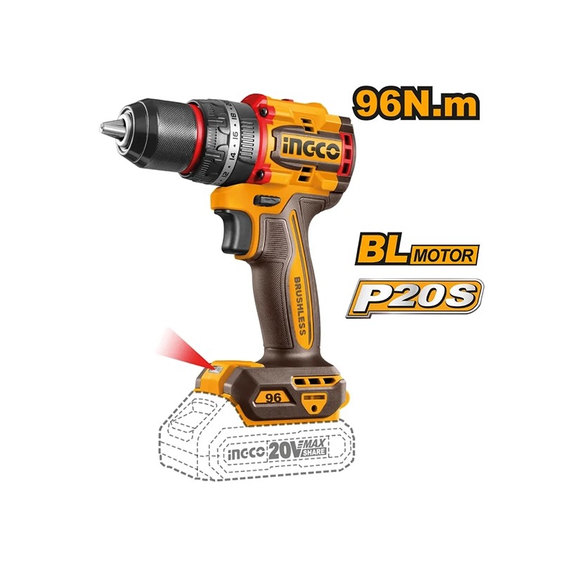 ست کمبو دریل و مینی فرز شارژی اینکو مدل COSLI241298 - تصویر ۲