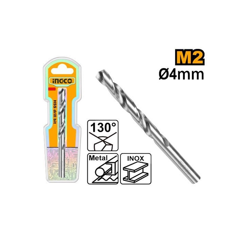 مته 4 میلی متر HSS اینکو مدل DBT11300401