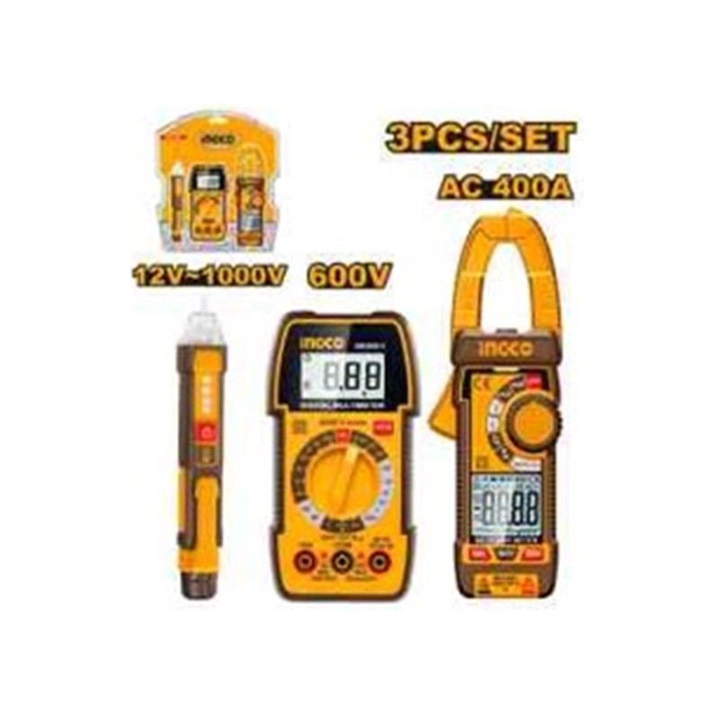 ست مولتی متر و فازمتر دیجیتال و آمپرسنج دیجیتال اینکو مدل DM3068