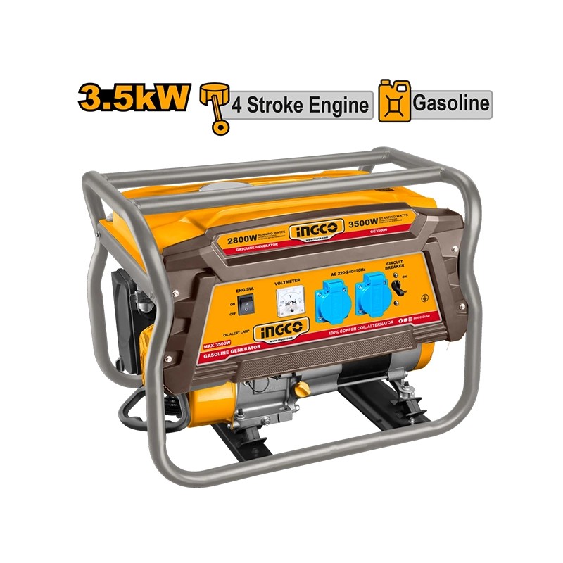 موتور برق بنزینی 3.5 کیلو وات اینکو مدل GE35006 - تصویر ۲