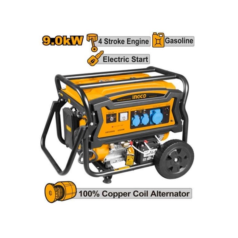 موتور برق بنزینی 9 کیلو وات اینکو مدل GE90006 - تصویر ۲