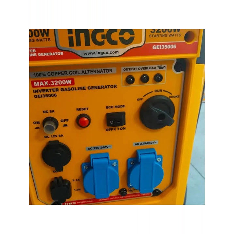 موتور برق بنزینی سوپر سایلنت 3.2 کیلو وات اینکو مدل GEI35006 - تصویر ۳
