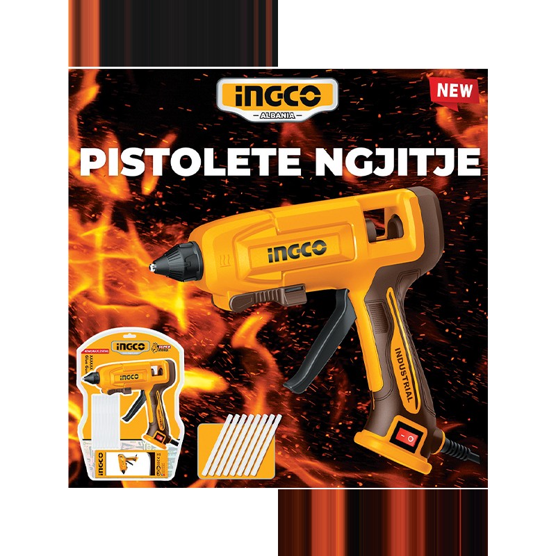 تفنگ چسب حرارتی 45 وات اینکو مدل GG408 - تصویر ۳