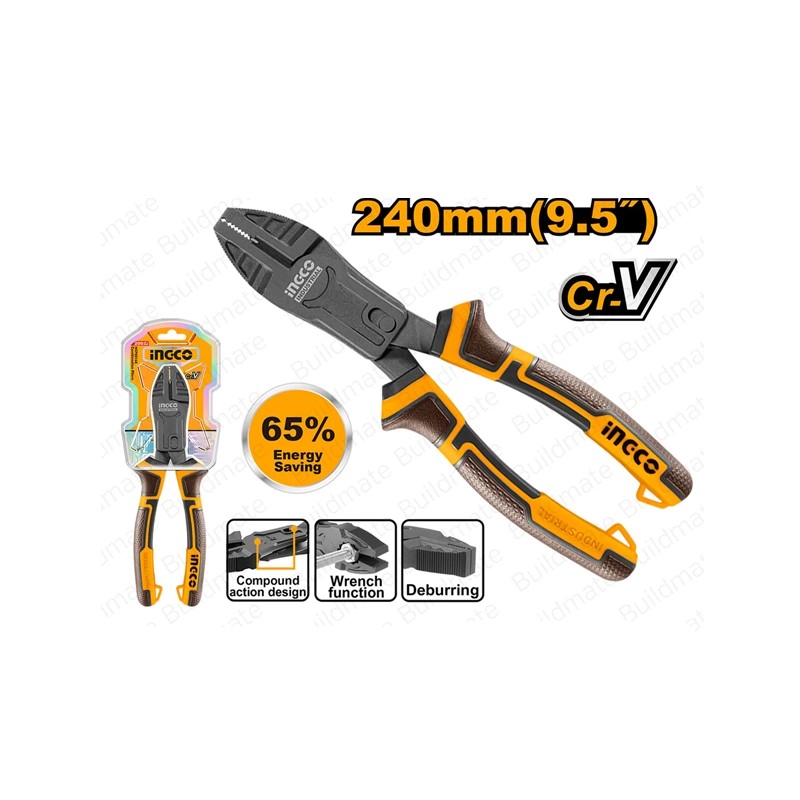 انبر دست فوق حرفه ای 9.5 اینچ اینکو مدل HCCP58240 - تصویر ۲