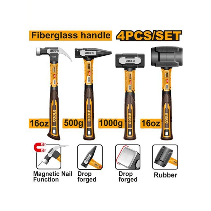 ست چکش 4 تکه اینکو مدل HCH9004