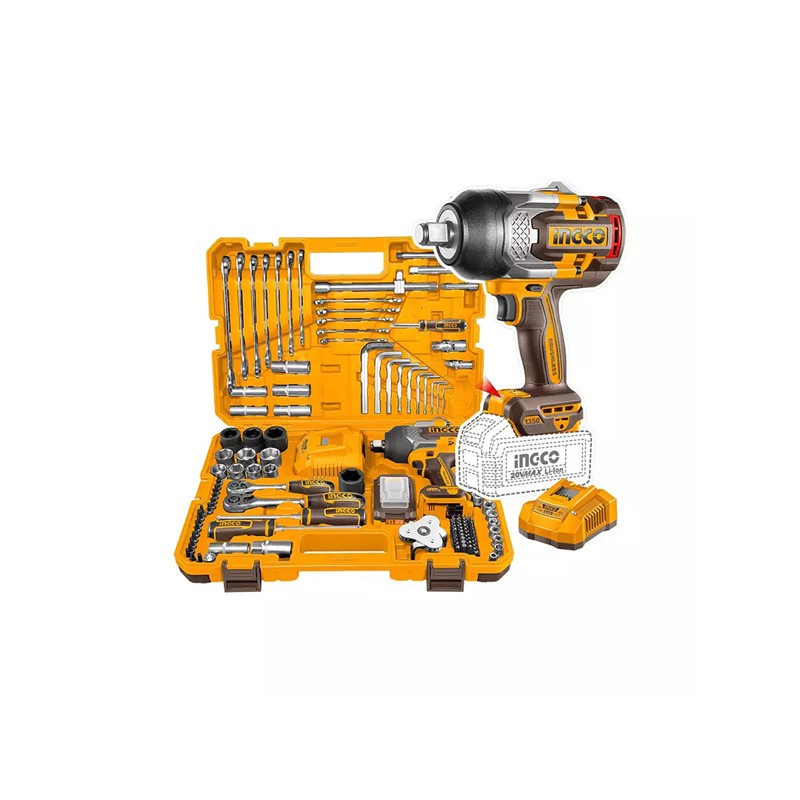 ست 126 پارچه ابزار بکس شارژی اینکو مدل HKTHP31261 - تصویر ۲