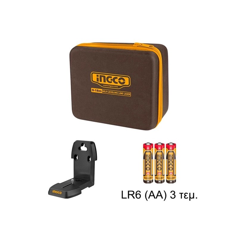 تراز لیزری 2 خط نور قرمز اینکو مدل HLL156503 - تصویر ۳