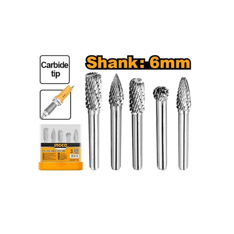 ست 5 عددی تیغه فرز انگشتی اینکو مدل HRRC0051 - تصویر ۲