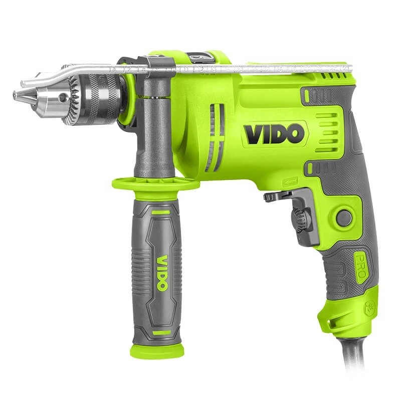 دریل چکشی برقی ویدو (VIDO) ۶۵۰ وات | سه‌نظام آچارخور ۱۳ میلی‌متری - کد WD 010210650