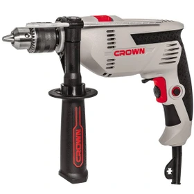 دریل چکشی صنعتی 13 میلیمتر 600 وات سه نظام آچاری کرون مدل CT10128 - تصویر اصلی