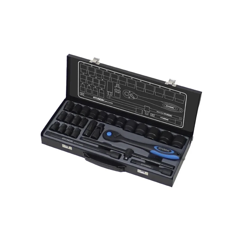 جعبه بکس هیوندای مدل HT-9156 مجموعه 56 عددی - تصویر اصلی