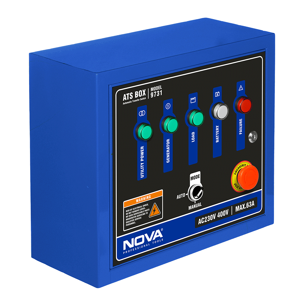 جعبه کنترل موتور برق (ATS Box) نووا 9731 - تصویر اصلی