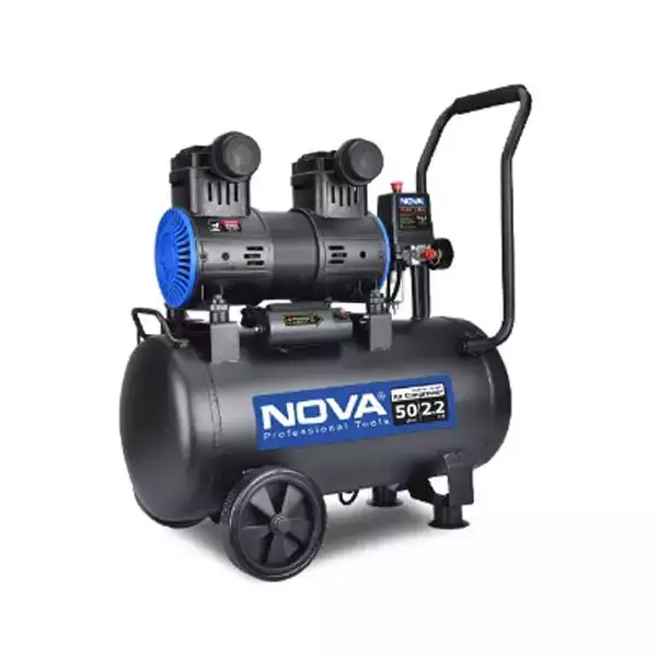 کمپرسور هوا سایلنت 50 لیتری نووا مدل NTA-9150 - تصویر اصلی