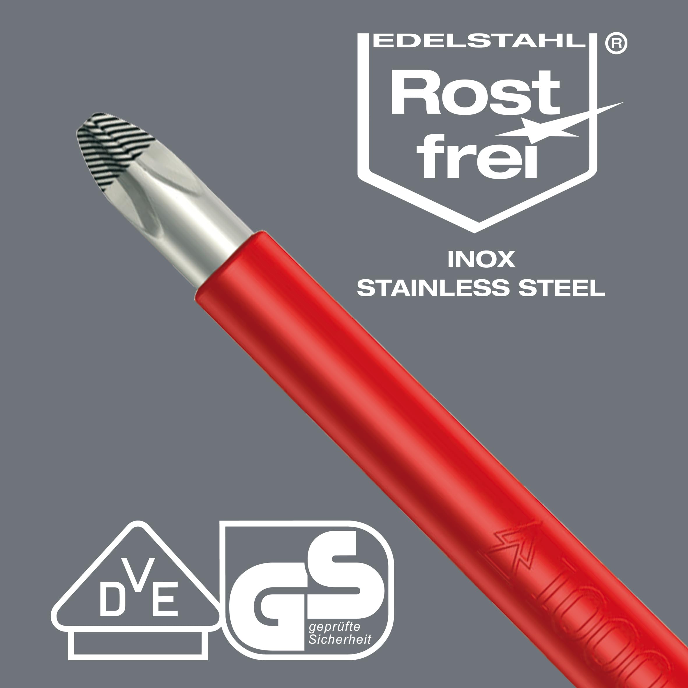 ست پیچ گوشتی VDE ورا Wera Kraftform 3100/7 Stainless Set 1 مدل 05022750001 - تصویر ۴