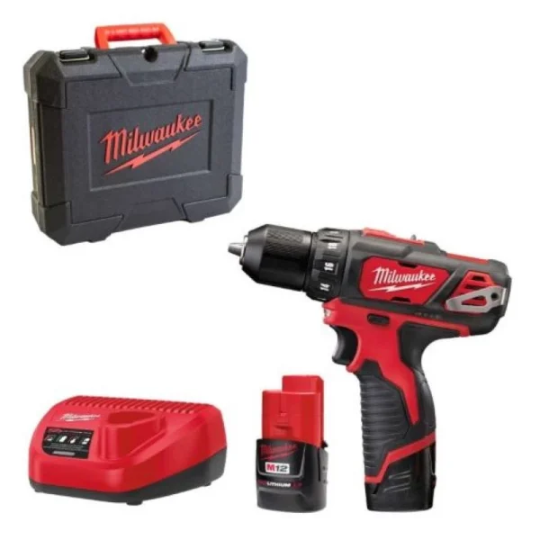 دریل شارژی ذغالی میلواکی M12 BDD