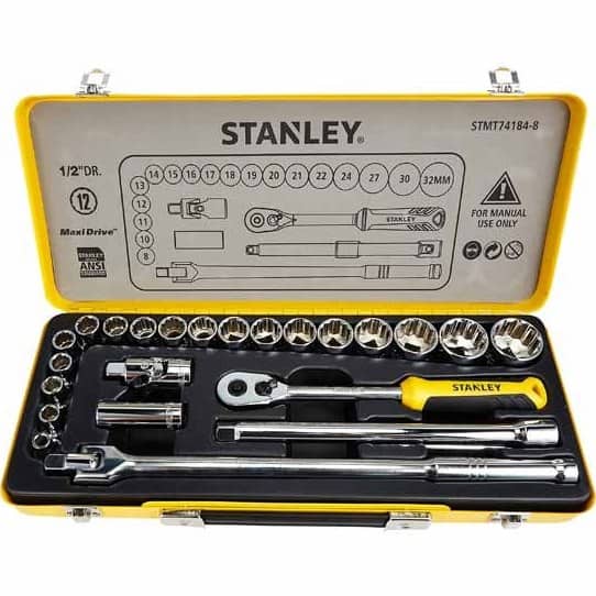 ست بکس 24 عددی درایو 1/2 استنلی مدل STMT74184-8 - تصویر اصلی