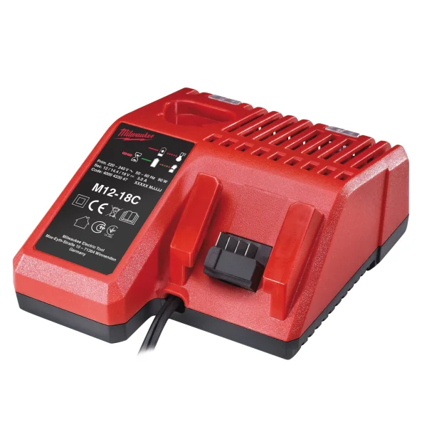 شارژر دوکاره 12-18ولت میلواکی M12-18C - تصویر اصلی