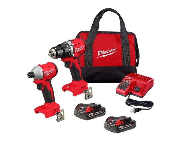 کیت دریل شارژی و امپکت 18 ولت میلواکی مدل Milwaukee 3692-22CT - تصویر اصلی