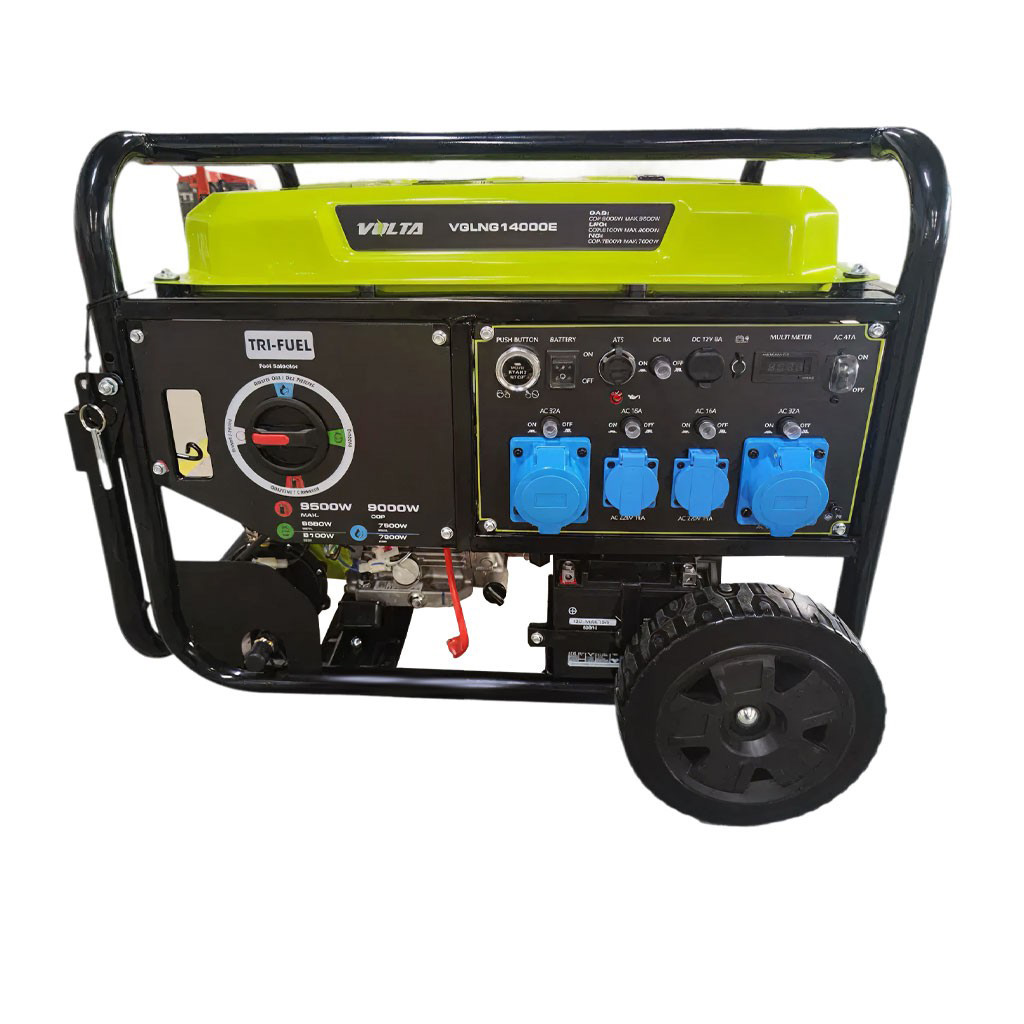 موتور ژنراتور 10.5 کیلووات سه گانه سوز آمریکایی ولتا مدل VGLNG14000E - تصویر اصلی