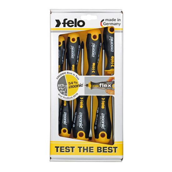ست 7 عددی پیچ گوشتی دوسو چهارسو آلمانی 40097118 فلو felo - تصویر اصلی