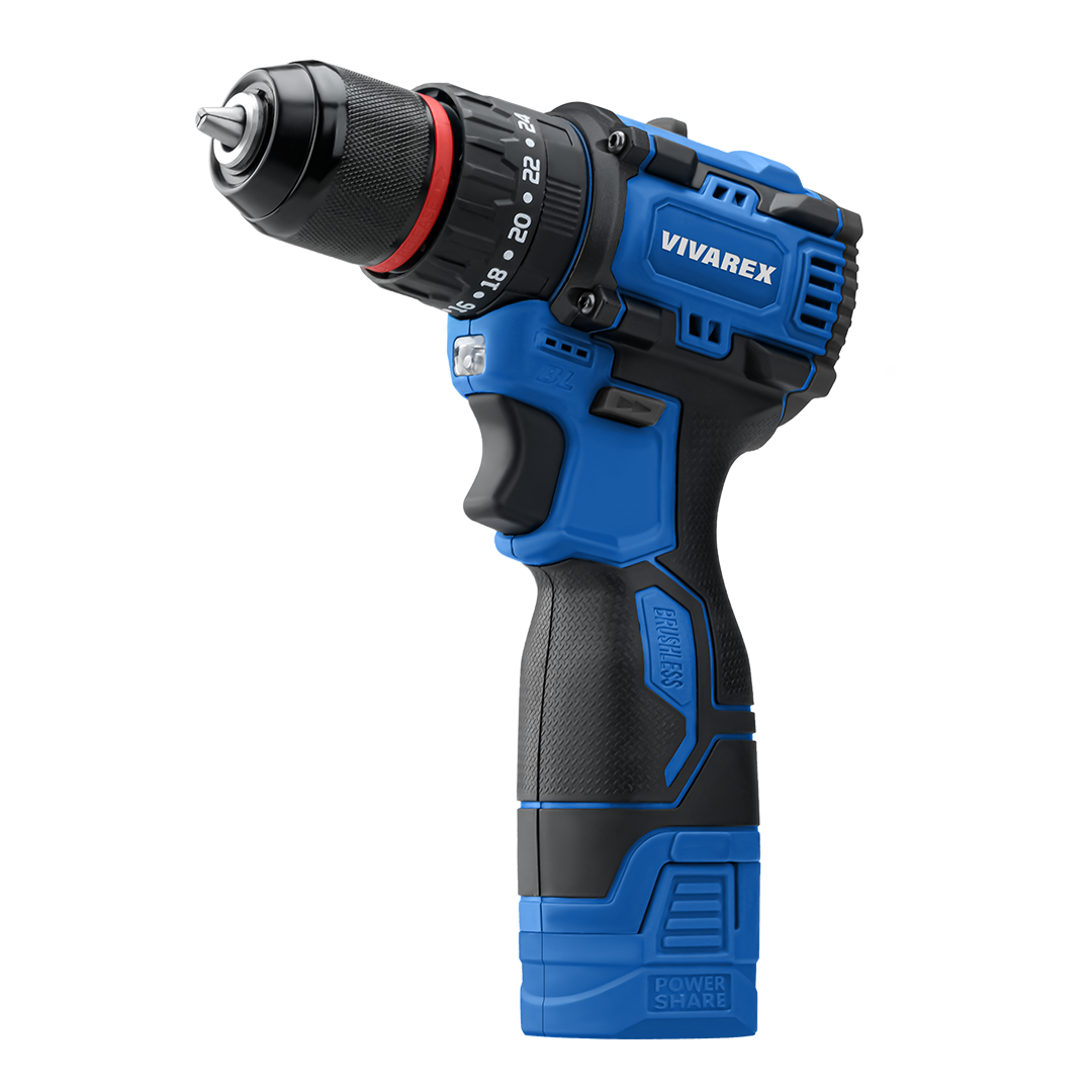 دریل چکشی دو باتری موتور براشلس VR1608-BLX - تصویر اصلی