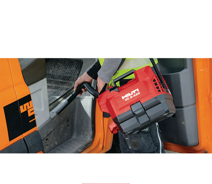 جارو شارژی HILTI VC 5-A22 - تصویر ۲