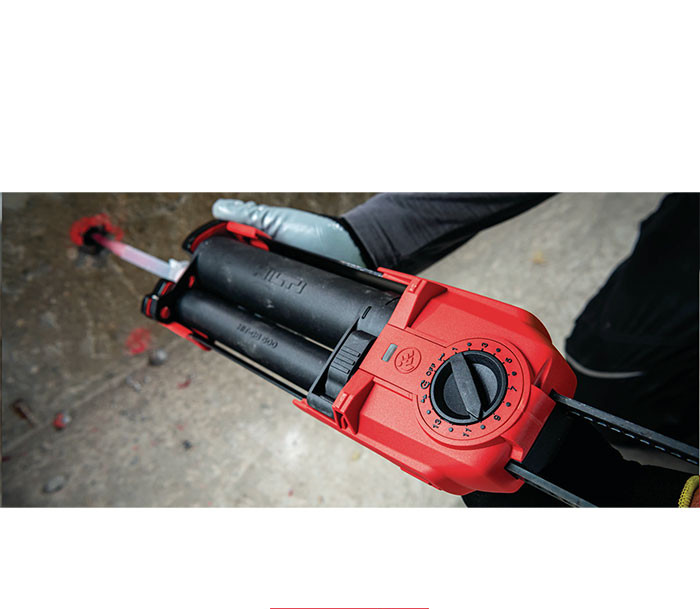 گان شارژی تزریق چسب هیلتی HILTI HDE 500-22 - تصویر ۲